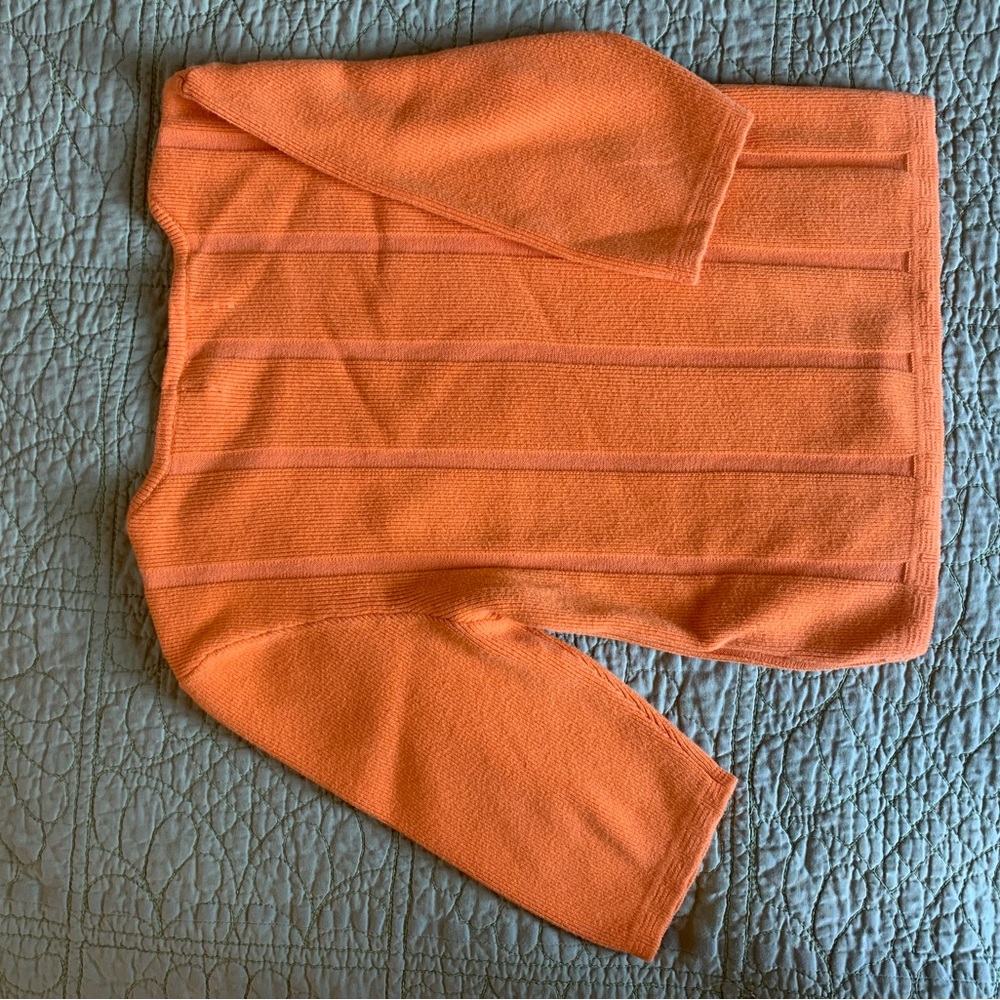 Urban Outfitters Orange Cropped Sweater Top - Picture 2 of 2